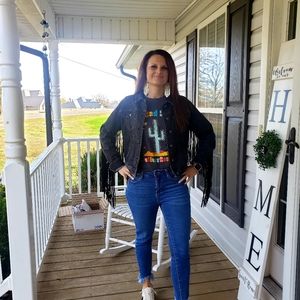 Judy Blue Fringe Jacket